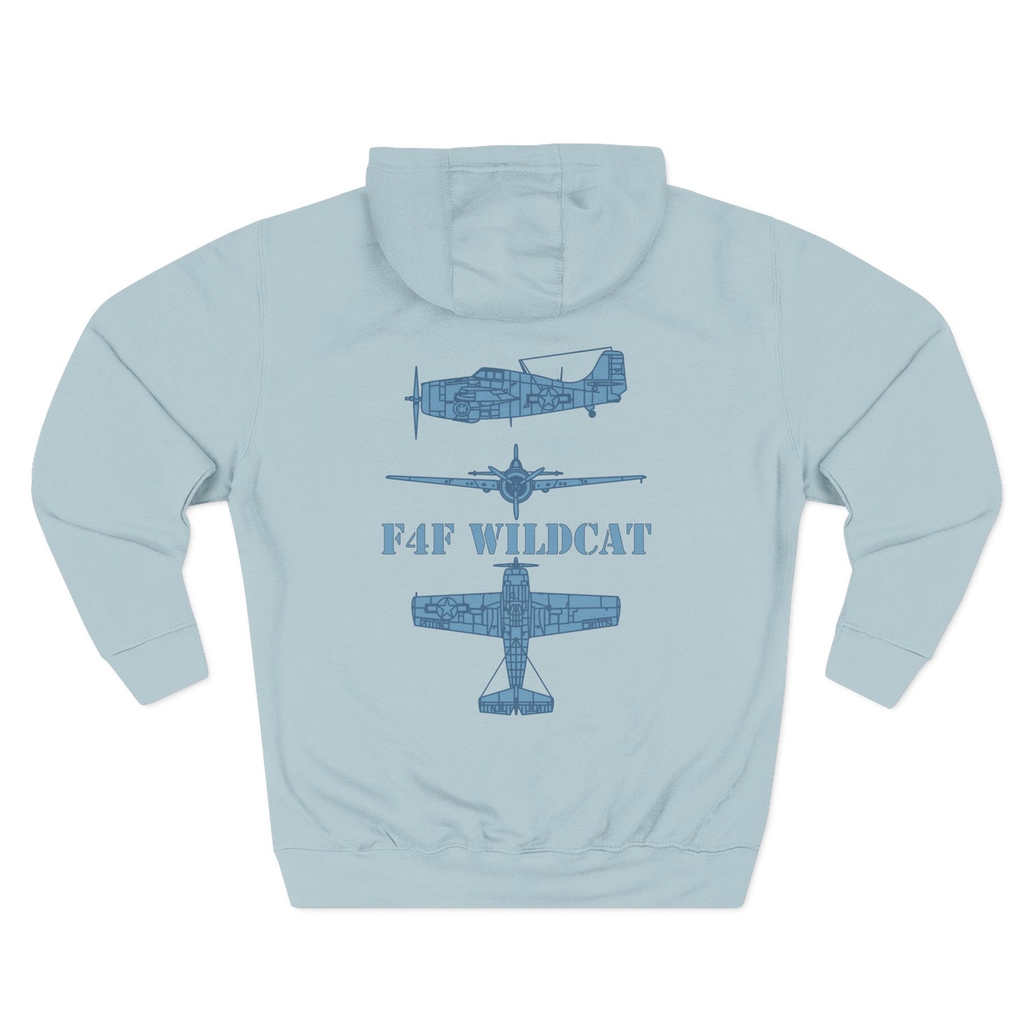 F4F Wildcat  Three-Panel Fleece Hoodie